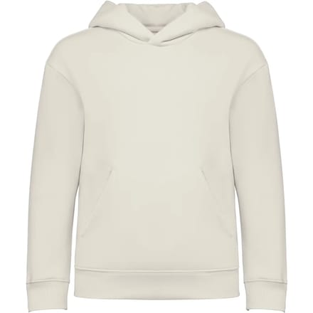 Native Spirit Duurzame oversized kindersweater met capuchon NS438 - Ivory - 8/10 ans