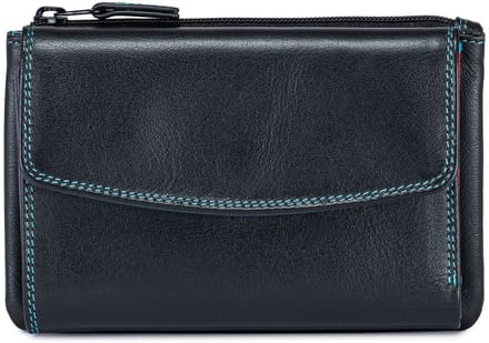 Mywalit Portemonnee RFID-bescherming Leder 14 cm - Dames - Horizontaal - black-pace