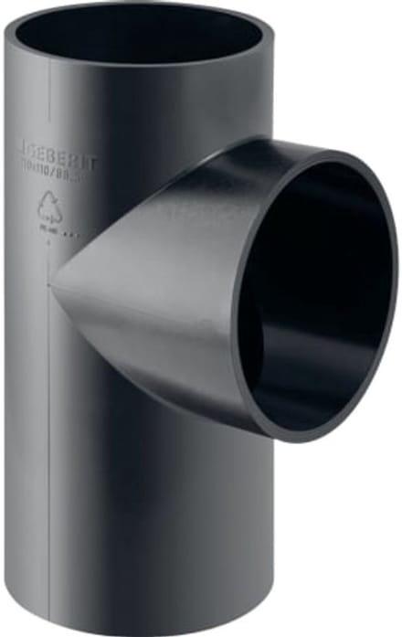 Geberit PE Kunststoflasfitting met 3 aansl.