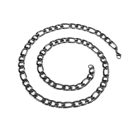60cm x 8,5mm Ketting Unisex - Gepolijste RVS - Figaro Schakelsketting Dames - Heren