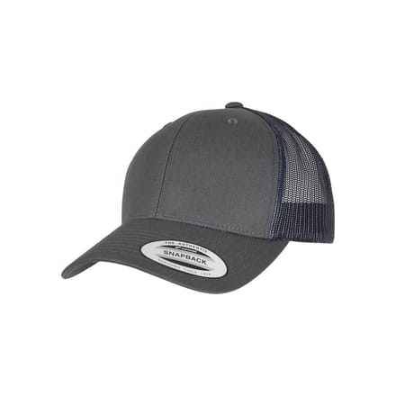 Flexfit - Retro Trucker 2Tone charcoal/navy one size Pet - Grijs/Blauw