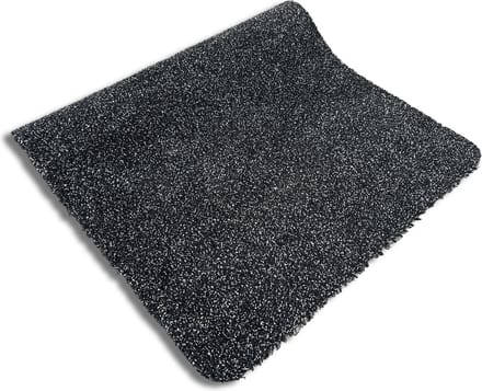 JYG Deurmat XL KATCOT SUPERABSORB katoen zwart/antraciet 80 x 100cm - droogloopmat