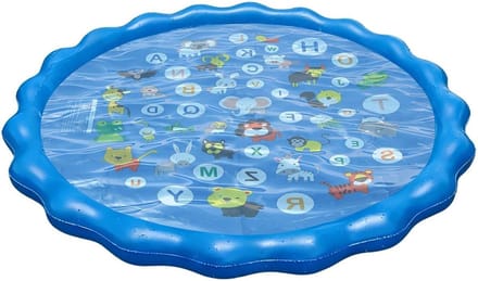 Sprinklermat Kinderen - Water Speelmat - Buiten Spelen - Dynamische Watervorming - 100 cm - Cartoon