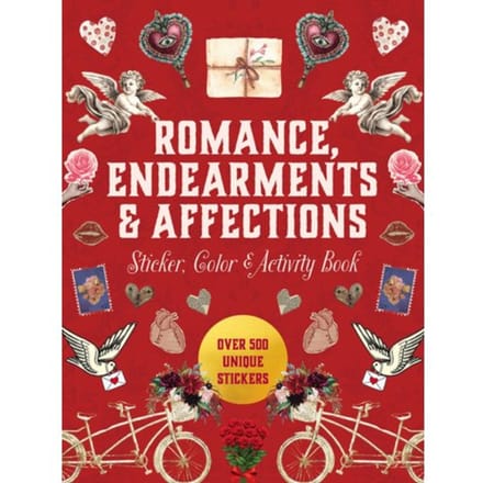Romance, Endearments & Affections Sticker, Color & Activity Book - Sticker Activity Deluxe Editions - Editors of Chartwell Books