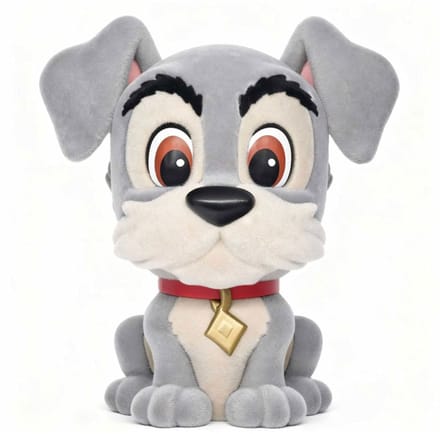Lady and the Tramp Figural Bank Tramp (with special Flocking) 20 cm