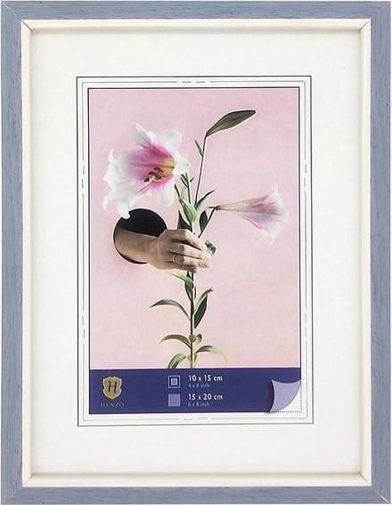Fotolijst - Henzo - Lily - Fotomaat 15x20 cm - Blauw