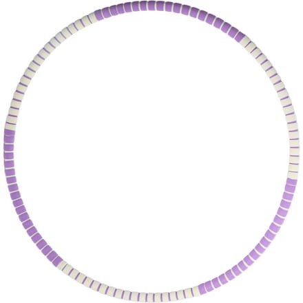 Hula Hoop Afneembaar Roestvrij Staal Spons Snel Strakker Buik Verzwaard Hoepel voor Sport Oefening white