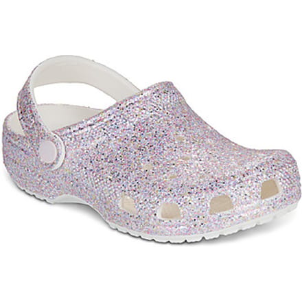 Crocs Classic Fantasy Glitter Clog K Unisex Clogs - wit