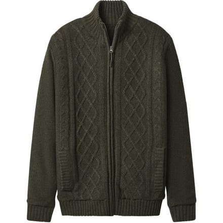 ESMARA MEN Gebreid heren vest (Olijfgroen, M)