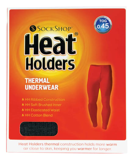 Heat Holders - Thermisch ondergoed voor heren Lange onderbroek - Houtskool