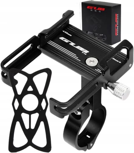 GUB P10 Fiets Telefoonhouder - Aluminium & Gratis Siliconen Band