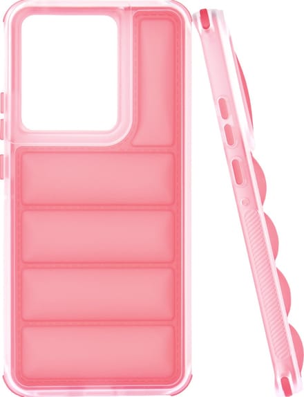 Hoesje geschikt voor Motorola Edge 50 Pro - Techsuit Wave Shield Shockproof Hard Case Back Cover - Rood