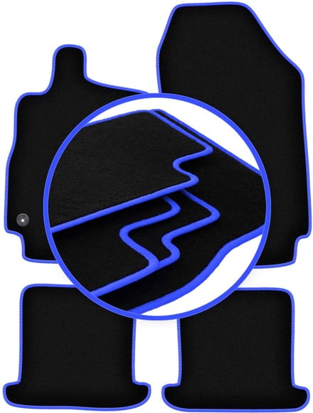 CARLUX-BLUE automatten voor: Renault Megane III cabrio (2008-2015)