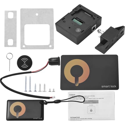 Slim Kastslot App Ontgrendeling Universeel DIY Sleutelloos Kastslot Elektronisch Inductieslot voor white