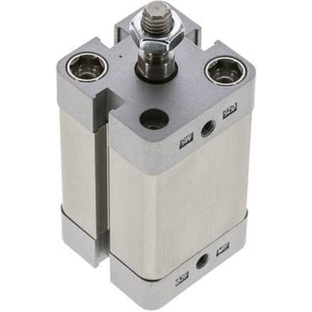 ISO 21287 Compacte Dubbelwerkende Cilinder 25-30mm - Magnetisch - Mannelijke Stang