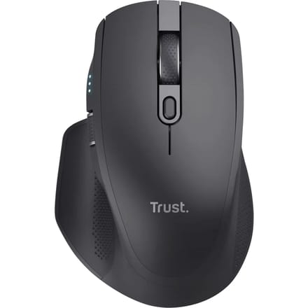 Trust OZAA+ MULTI-CONNECT Muis Radiografisch Optisch Zwart 6 Toetsen 3200 dpi Geïntegreerd scrollwiel