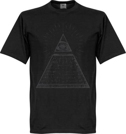 Alziend Oog T-Shirt - Zwart - M