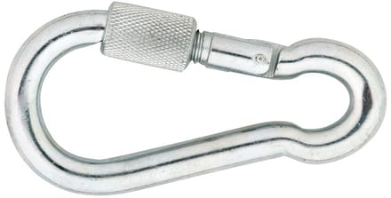 DULIMEX - Karabijnhaak - Din5299 - Schroef sluiting - 8x80 - Verzinkt - Per Stuk