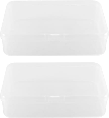 Opbergdozen Plastic - Kleine Bakjes - Sorteren Hobby - Met Deksel - 9 Stuks - Transparant