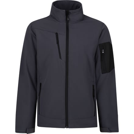 Regatta Heren Arcola Soft Shell Jas (Afdichting Grijs/Zwart)
