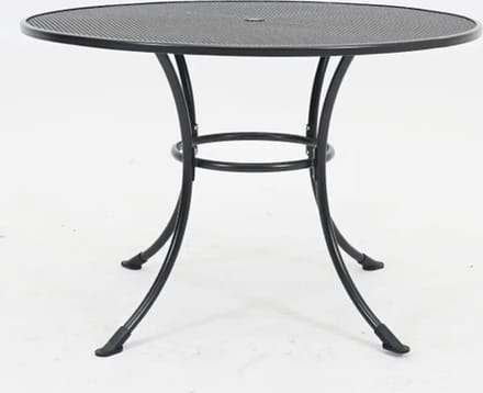 Tafel basic strekmetaal rond d110 antraciet