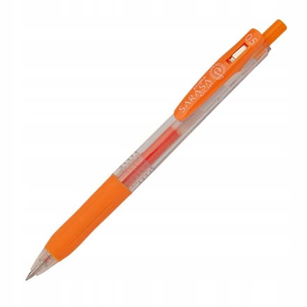 Zebra Sarasa Clip Gelpen 0.5 Oranje - Vloeiend Schrijven