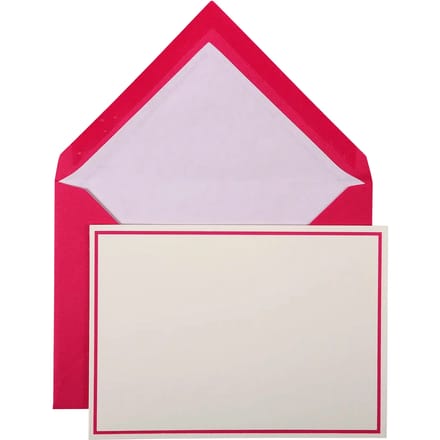 Kaart met rand + gelegde envelop G.Lalo (x10)