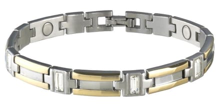 Magneet Armband Lady Duett Zirkonia-XS