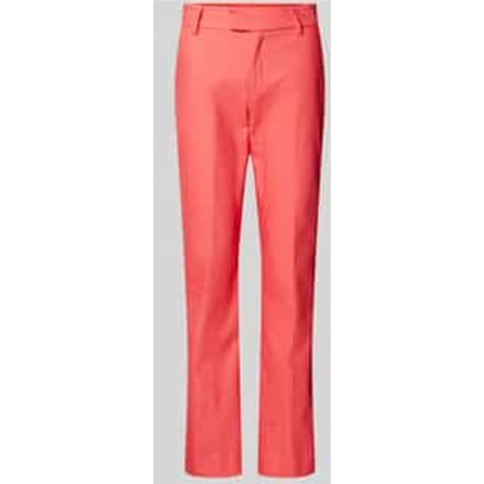 Slim fit stoffen broek met steekzakken, model 'ELLEN'