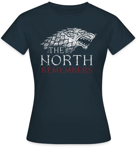 Game Of Thrones The North Remembers Schrikwolf T-Shirt Dames