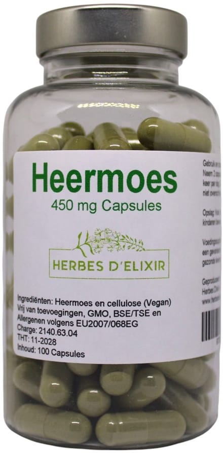 Herbes D'elixir Heermoes capsules - 450 mg - Equisetum arvense - 100 Vegan capsules