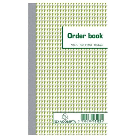 Orderboek Exacompta 3128X - 175X105mm -  50X2V
