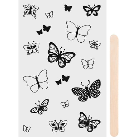 Vlinders" krassticker
