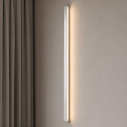 Lucande LED wandlamp Kinsley, 90 cm, nikkel, dimbaar, CCT