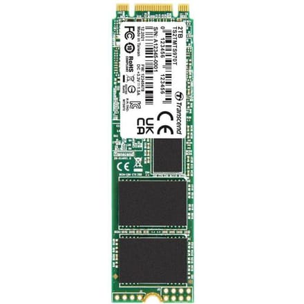 Transcend MTS970T 2 TB SATA M.2 SSD 2280 harde schijf SATA III Industrial TS2TMTS970T