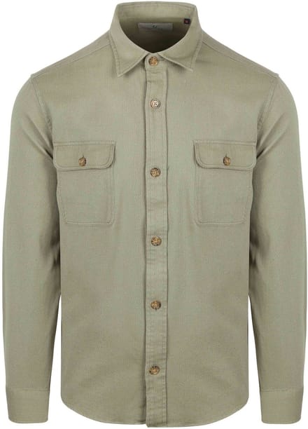 Suitable Cia Overshirt Groen - Maat XXL - Heren