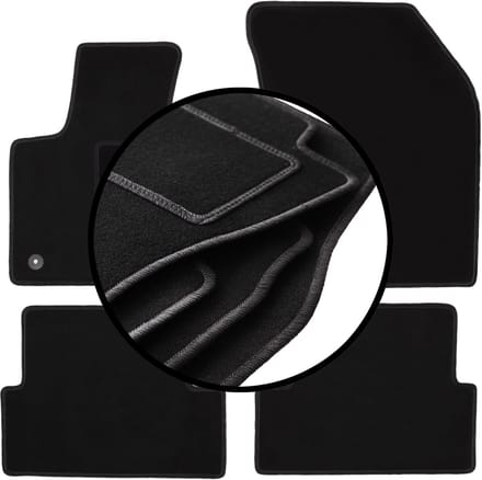 Complete set veloursmatten voor: Citroen C5 Aircross crossover (2019-)