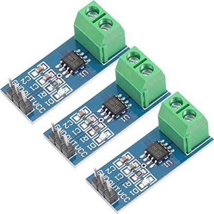 3 x ACS712 20A Stroomsensor Module voor Arduino - Inclusief E-Book