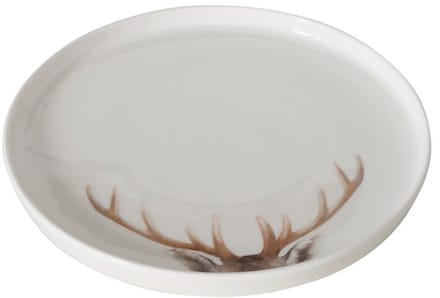Decoratief dienblad rendier gewei. 20cm Boltze
