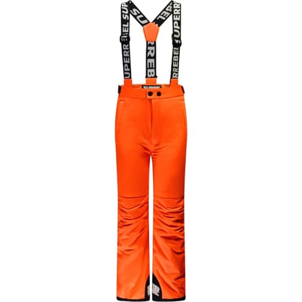 SuperRebel - SPEED Ski Pant Neon Orange - Neon Orange - Maat 164