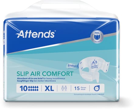 Attends Slip Air Comfort 10 XL - 1 paquet de 15 protections