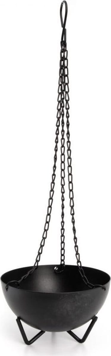 Hangende Heksenketel Zwart (11 cm Ø)