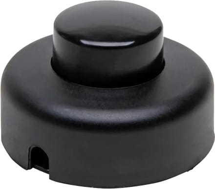 Kopp Vloerschakelaar 1-polig - 2A 250V - 300W - Zwart