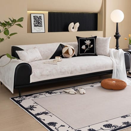 Gestructureerd Sofakussen, Universeel voor Alle Seizoenen, Nieuw Sofakussen, Lichte Luxe, High-end Gevoel, Antislip Sofahoes 70*70cm