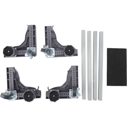 Wasmachine Mobiele Roller Hoogte Breedte Lengte Verstelbaar Sterk Draagvermogen met Rem Balans gray