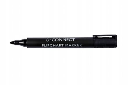 Q-Connect Flipchart Marker Rond Zwart - 2-3mm Lijn