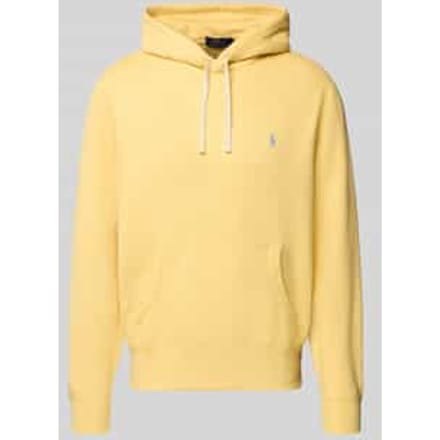 Hoodie met labelstitching