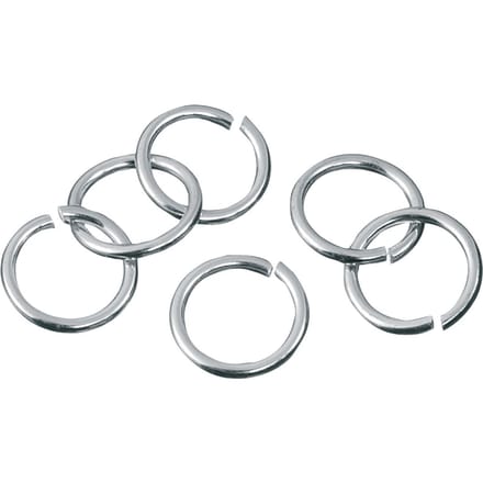 Jump rings, 925 Sterling-Zilver, 6 stuks
