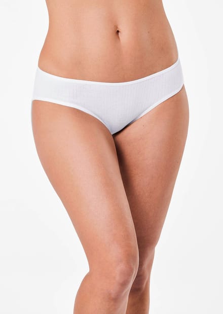 Slip van puur katoen - wit - Gr. 44 van Goldner Fashion