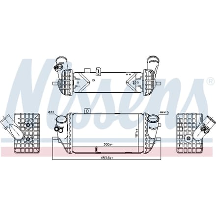 Intercooler NISSENS 96144
